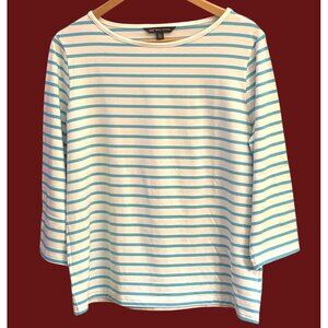 Brooks Brothers Nautical Striped Preppy Coastal Shirt XL Resortwear New England